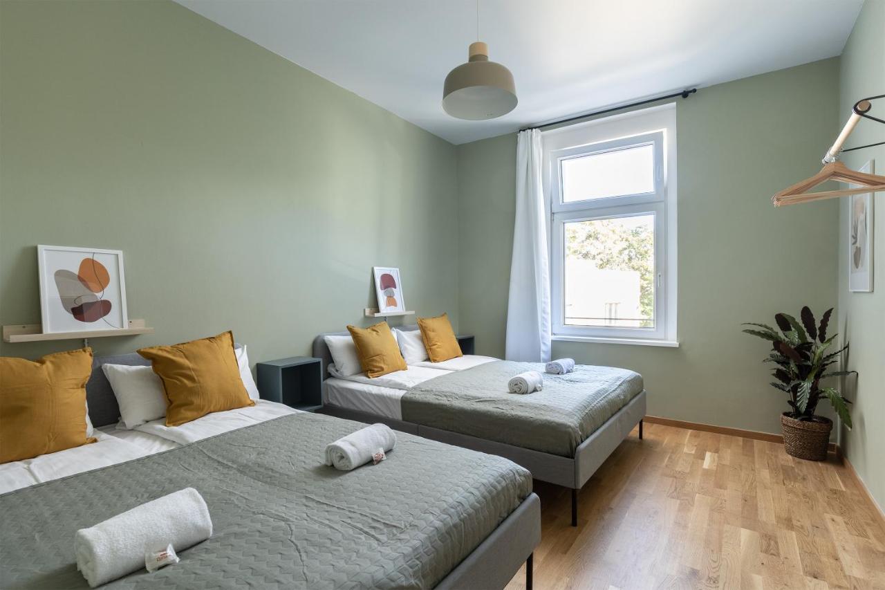 Apartment Direkt Im Zentrum Fuer Bis Zu 6 Personen Bahnhofsnah Leipzig Exterior photo